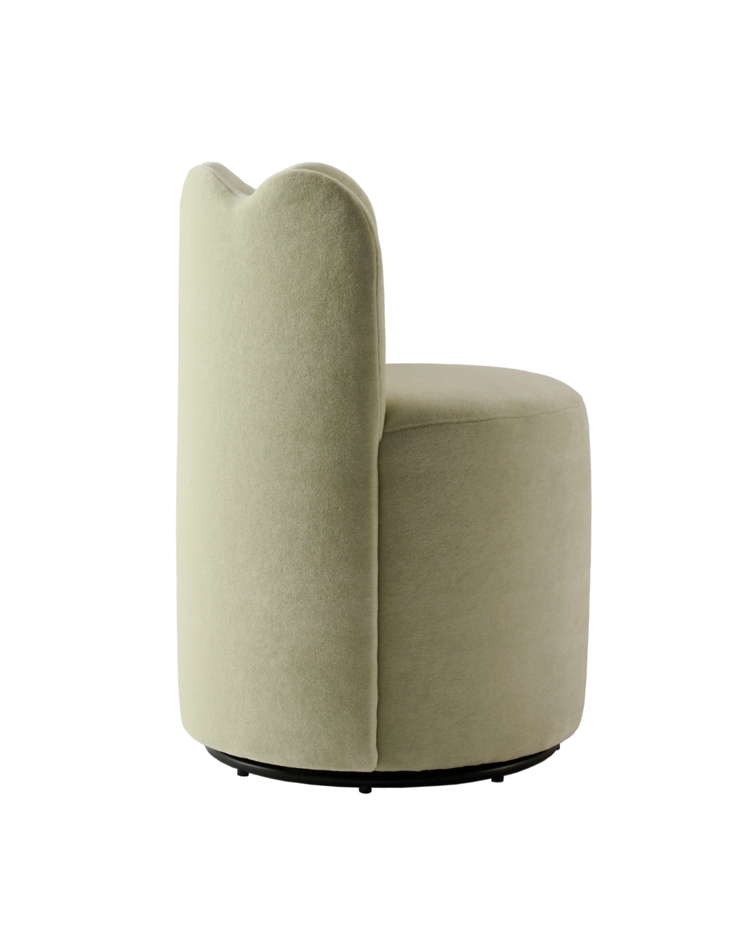 Velvet Casa Scalloped Swivel Chair