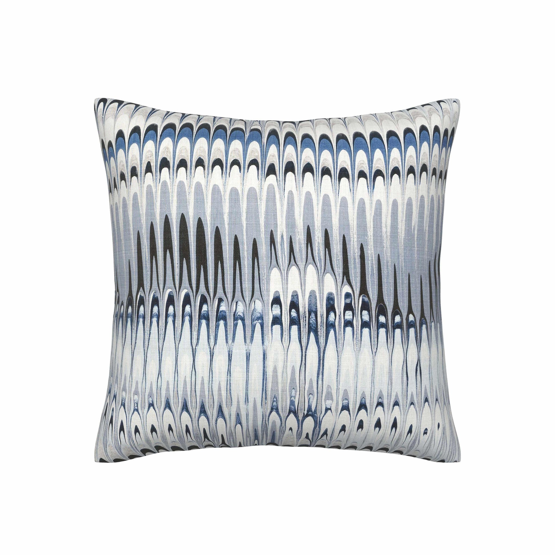 Fryer Pillow Set in Cobalt on white background