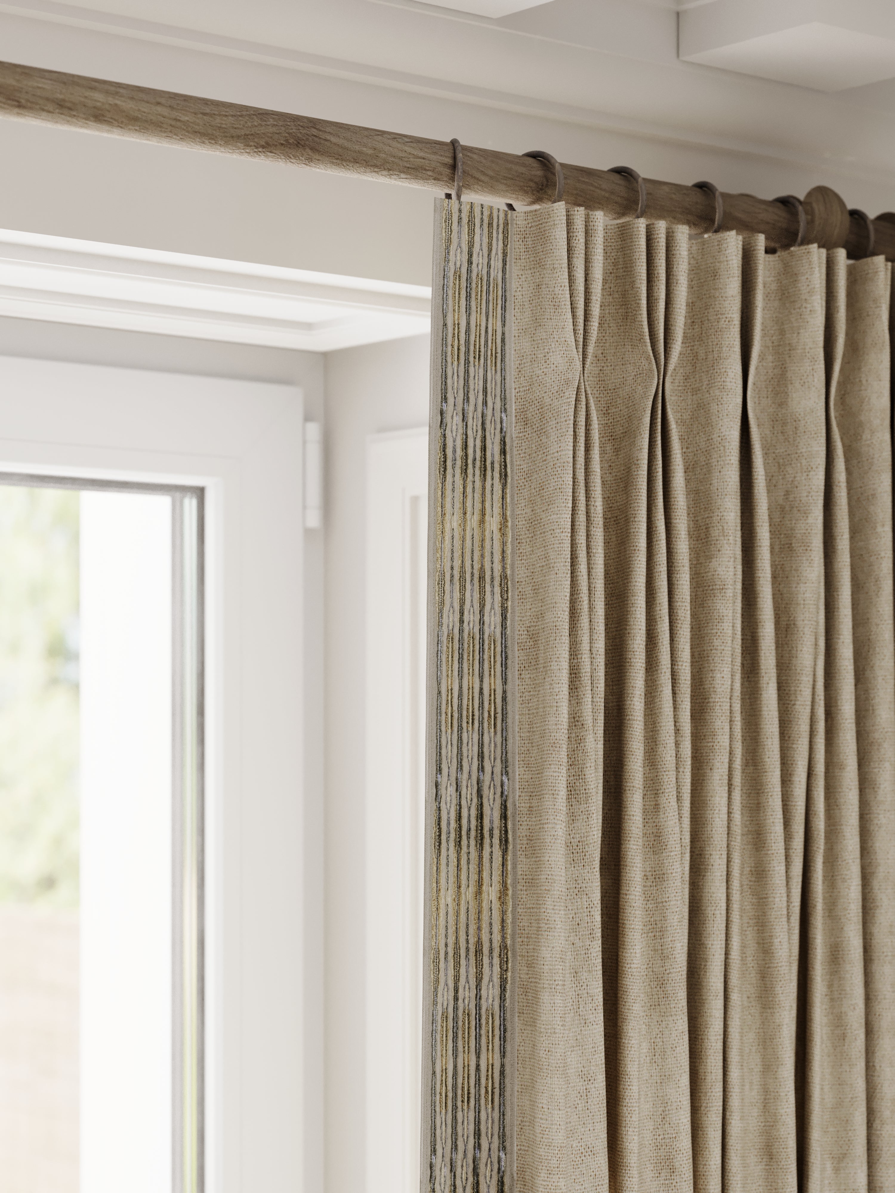 Angora Forged Linen Panels