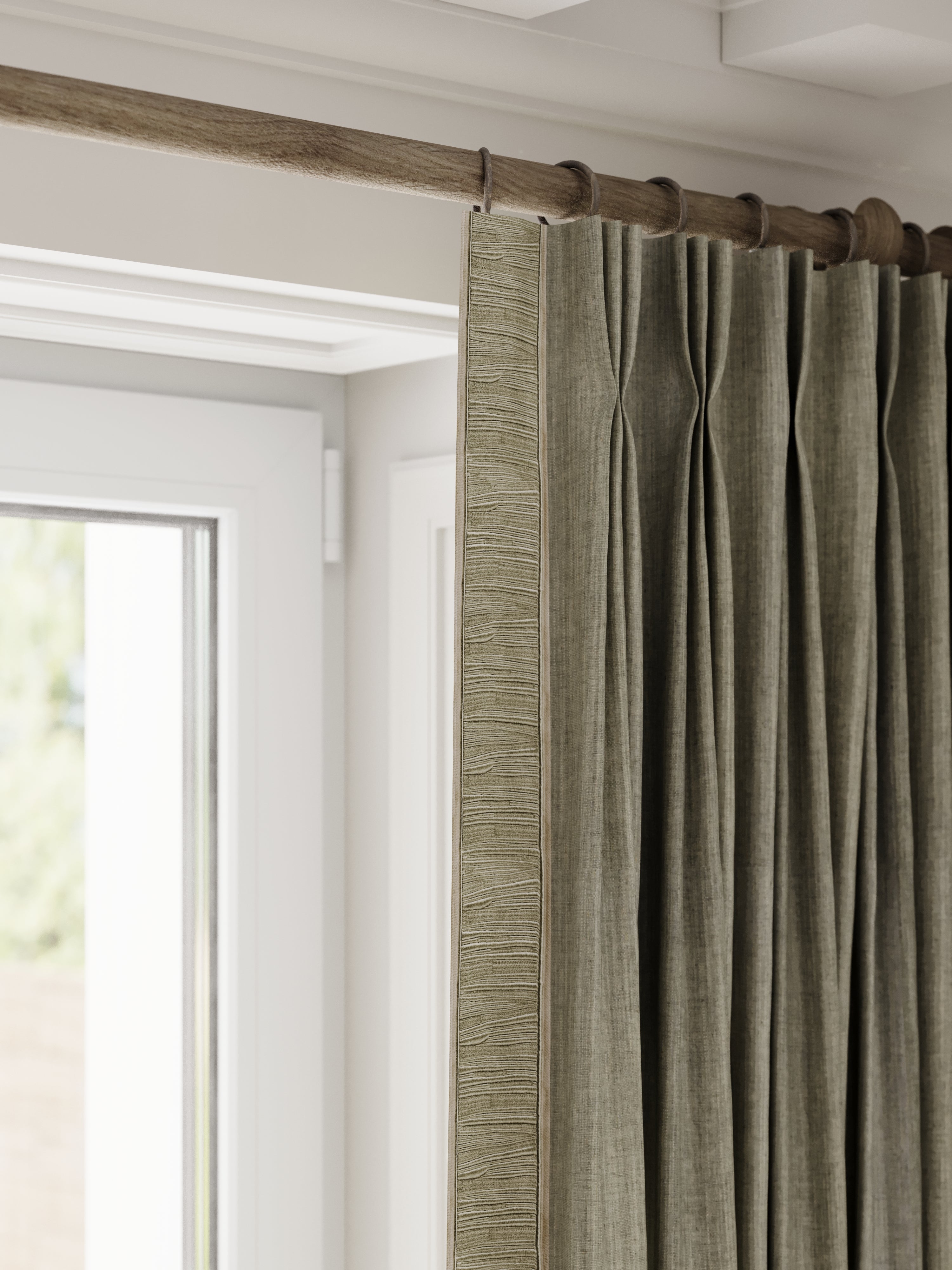 Frost Bea Linen Panels