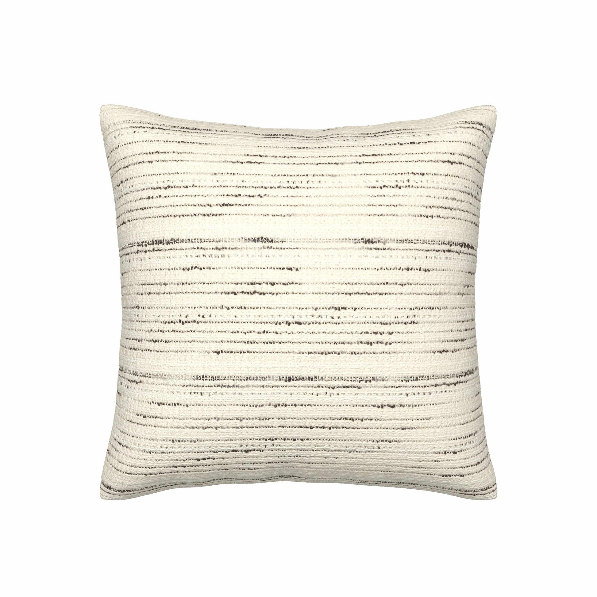Shimmy Pillow Set in Onyx Pearl by Fineza – elegant decorative pillows with textured shimmer displayed on white background.