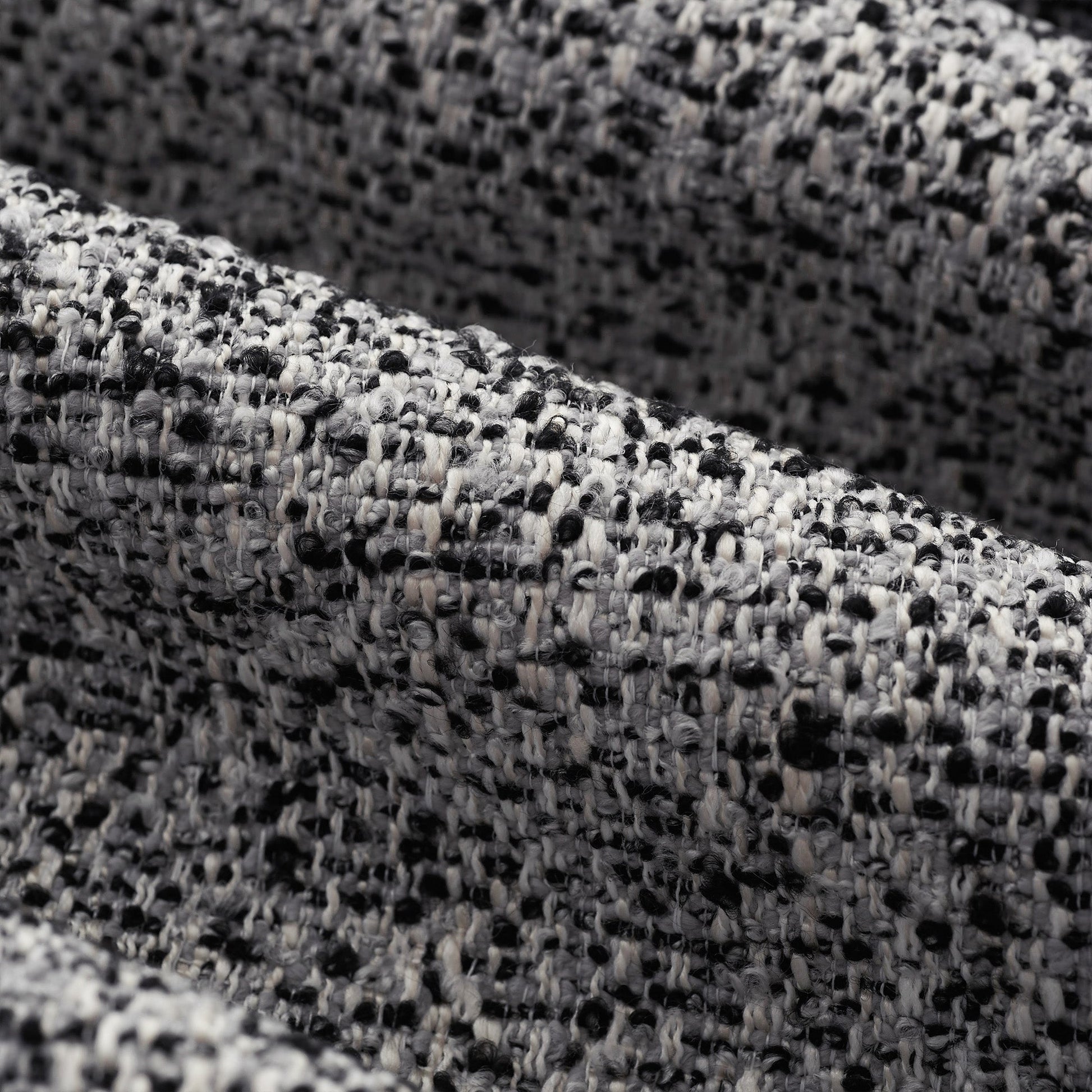 Corleone Ottoman in Barzini Black - Fineza