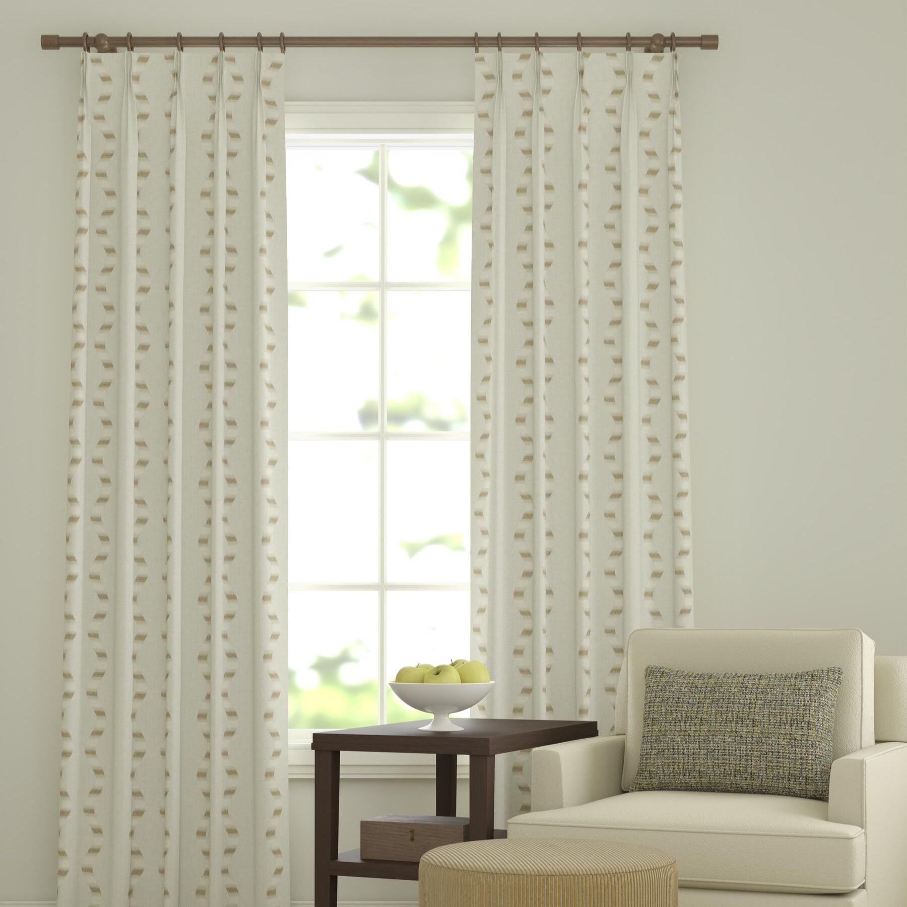 Decorative Panel Harbour Wave in Buff - FineZa6