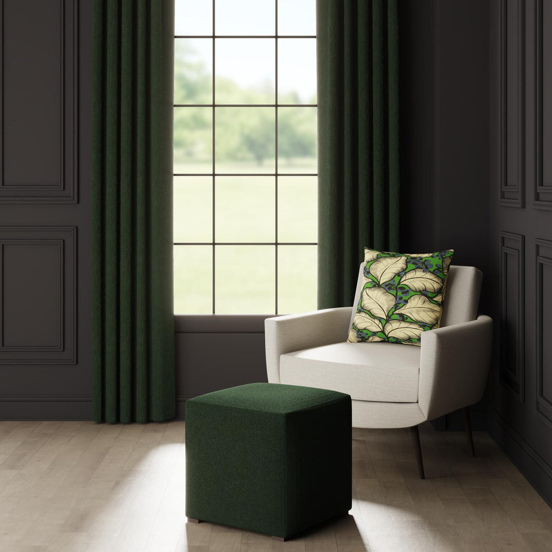 Decorative Panels House Velour in Pine - FineZa2