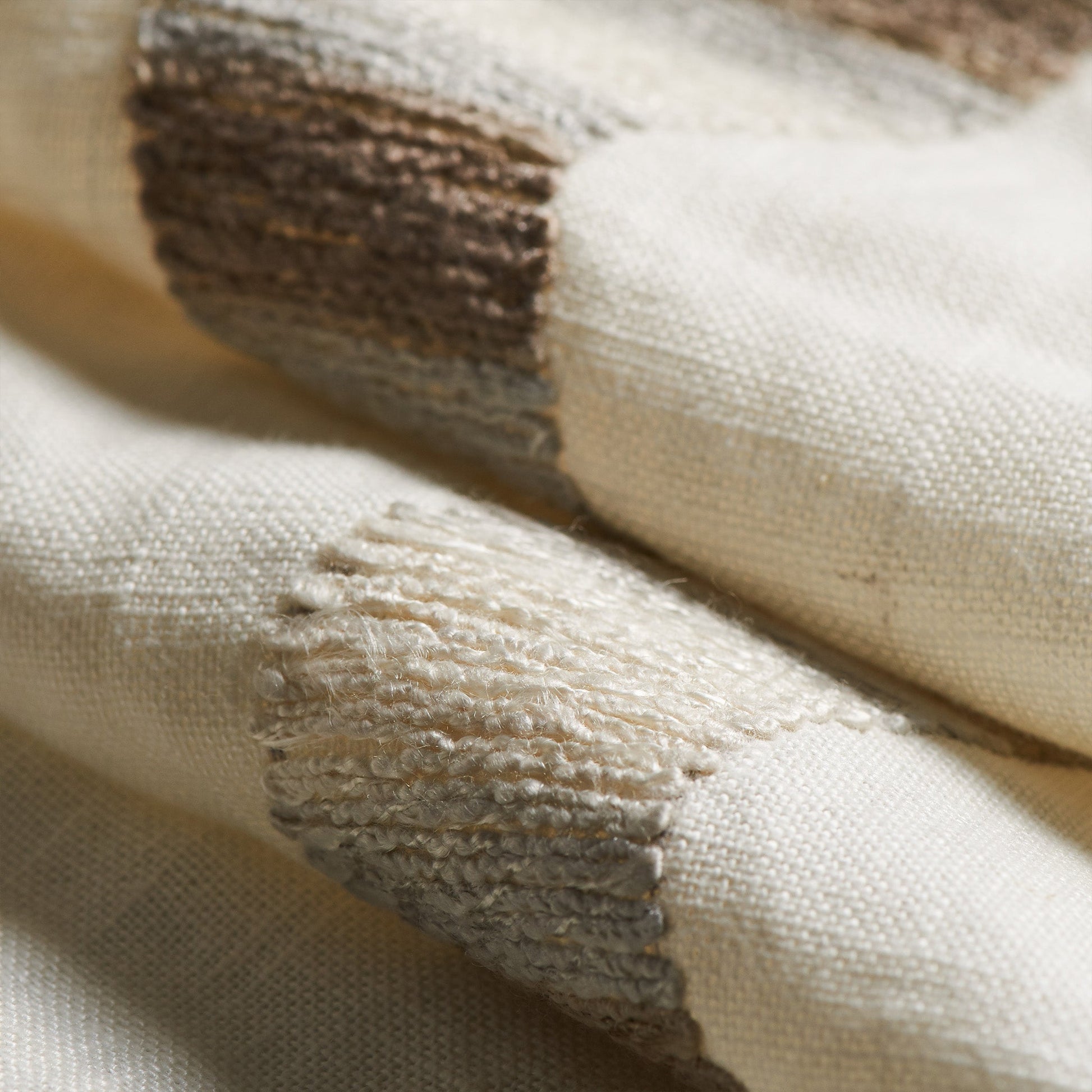 Harbour Wave Pillow in Buff - Fineza