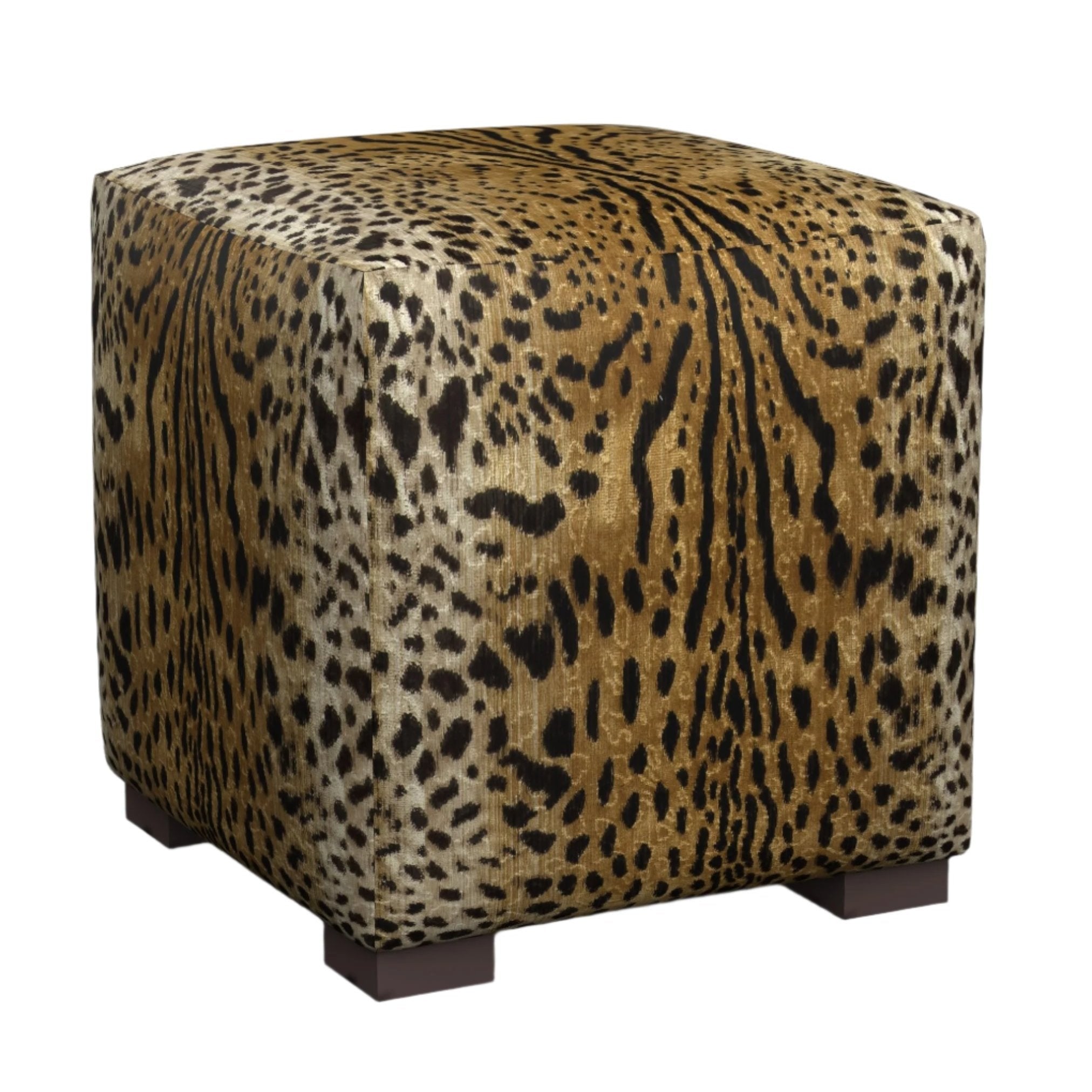 BB Cheetah Ottoman in Lynx - Fineza