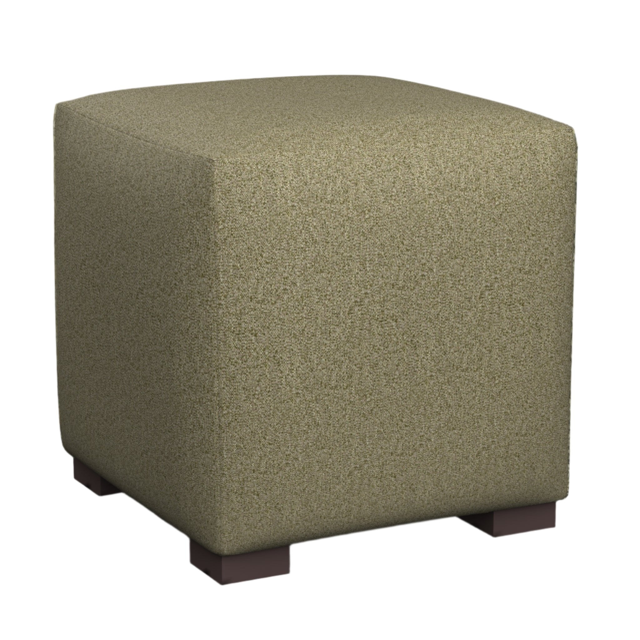 Corleone Ottoman in Puzo Green - Fineza