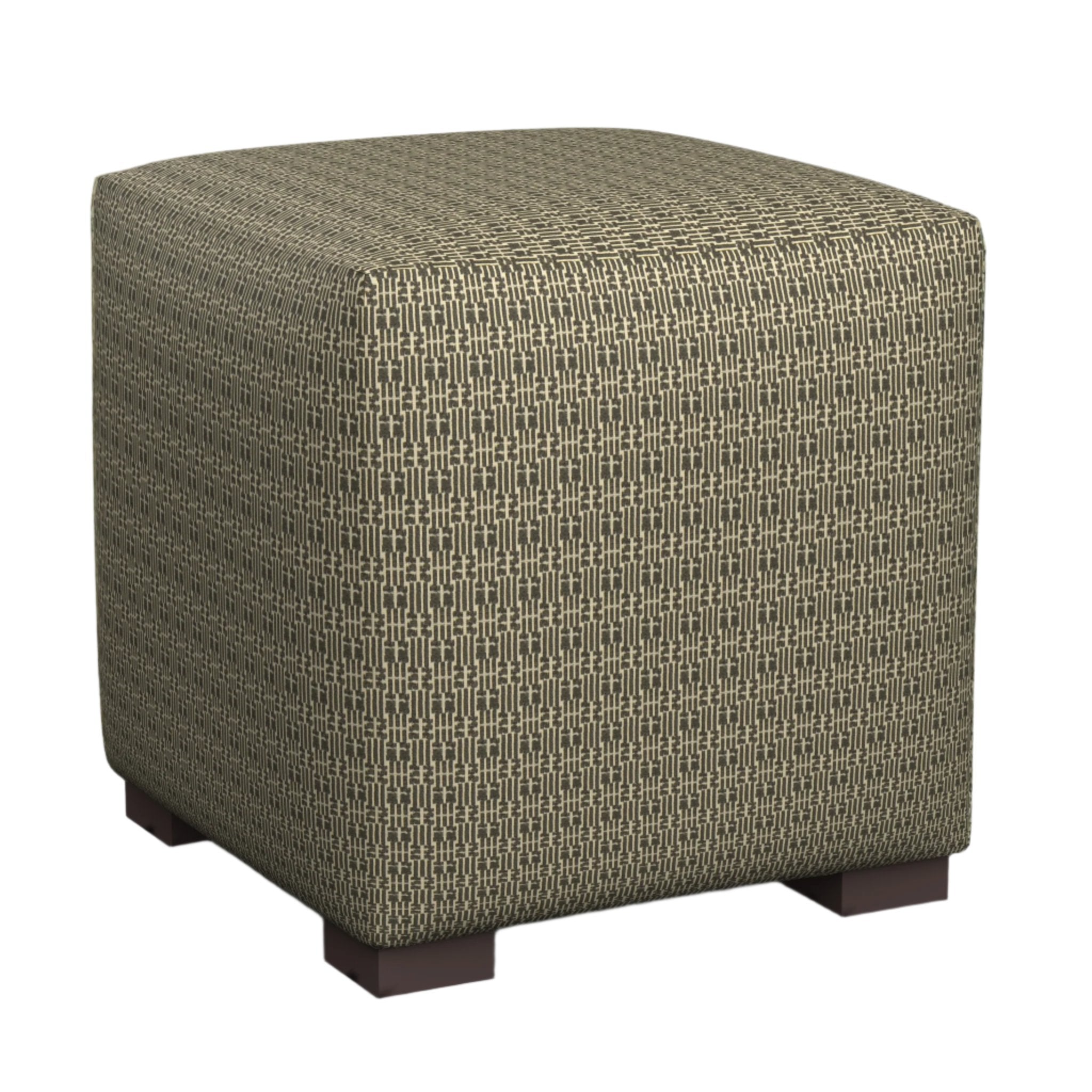 Goodbar Ottoman in Rossner Brown - Fineza