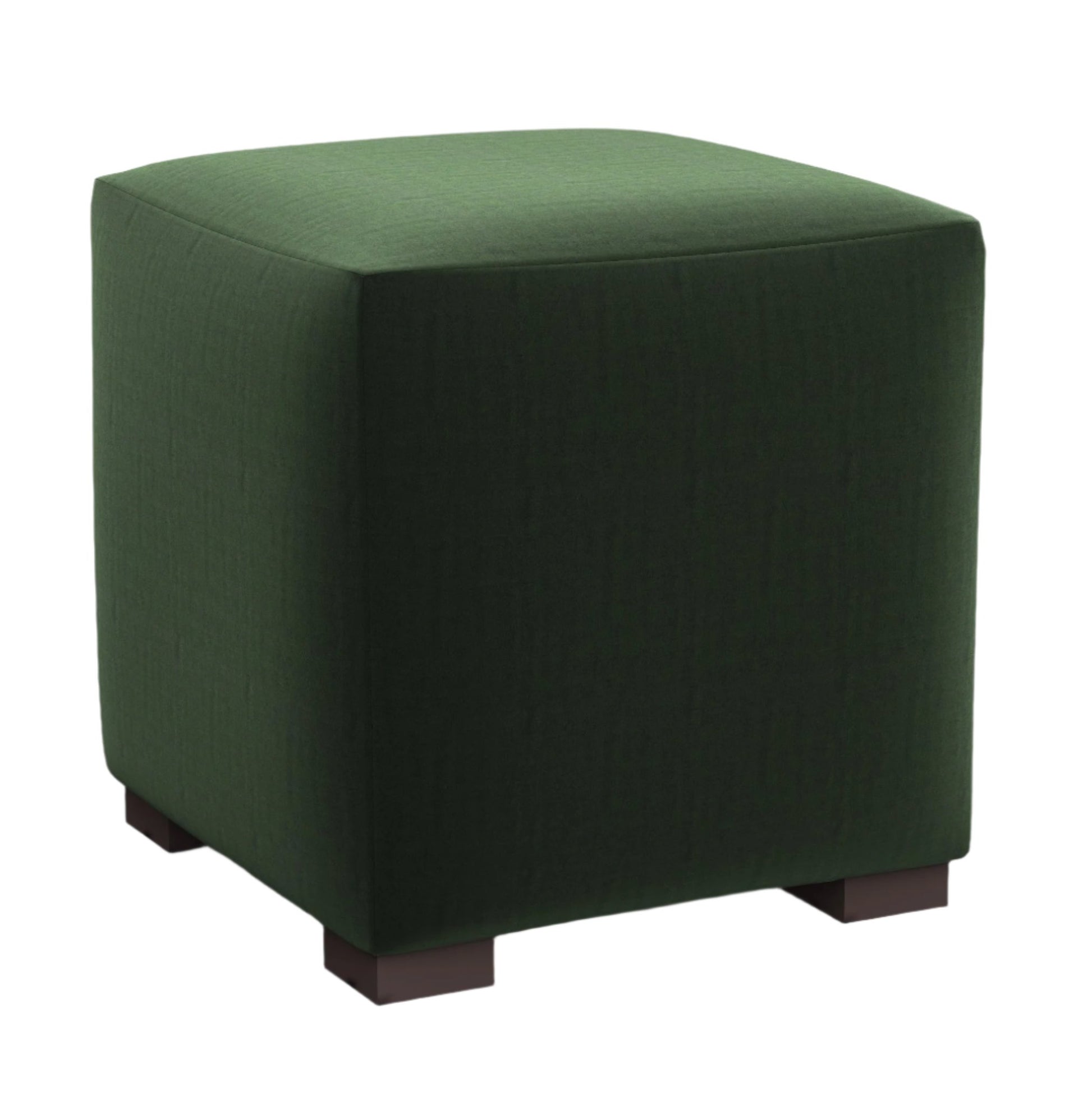 House Velour Ottoman in Pine - Fineza