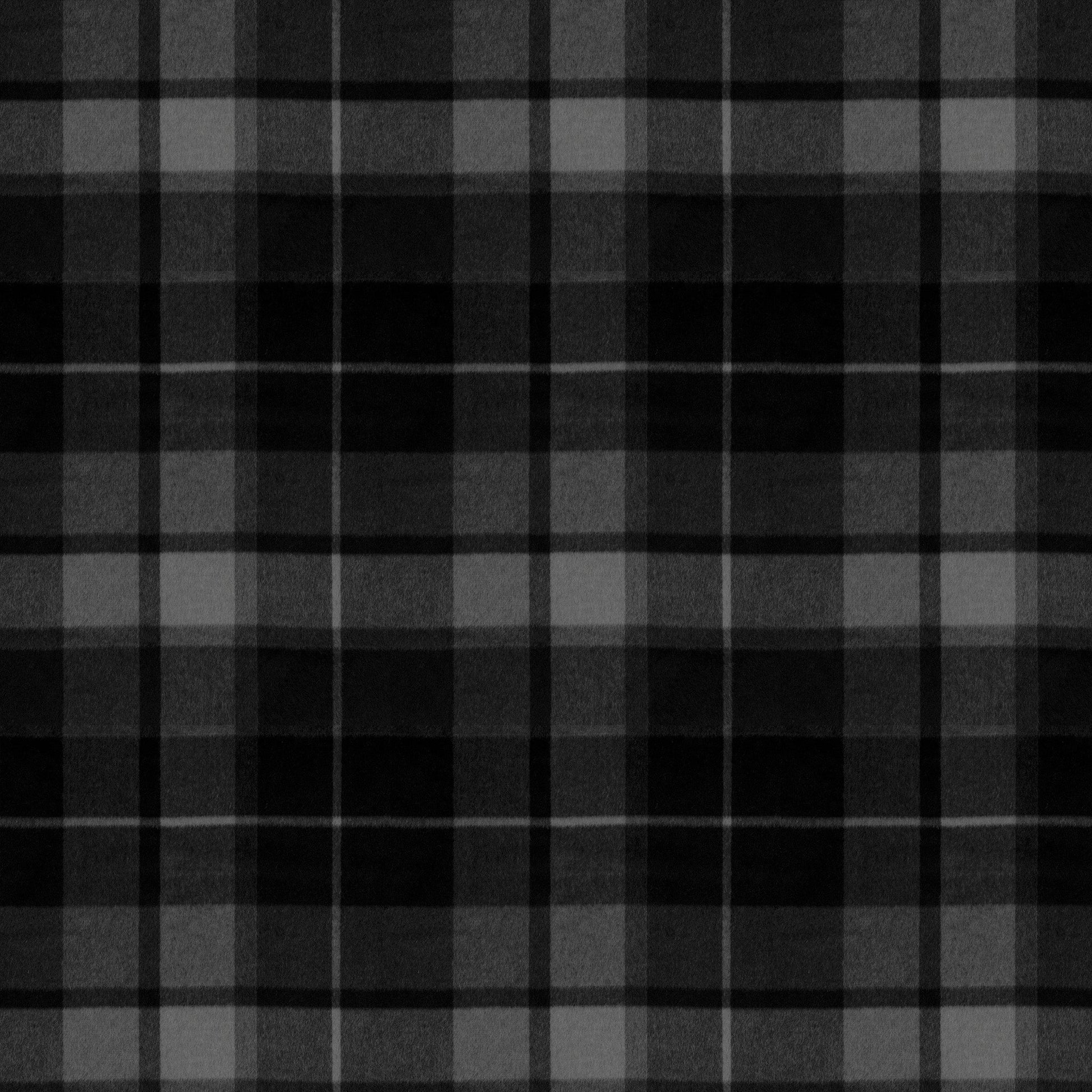 Interiors Plaid Pillow Set in Eve Black - Fineza