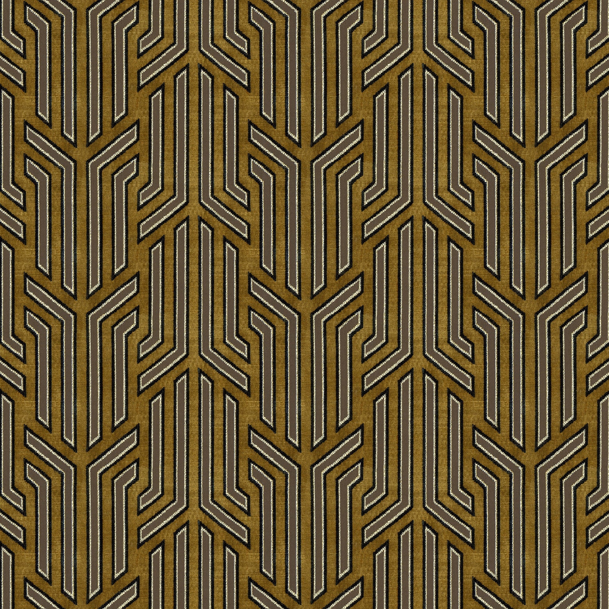 Kintsugi Velvet Pillow in Gold Dust - Fineza