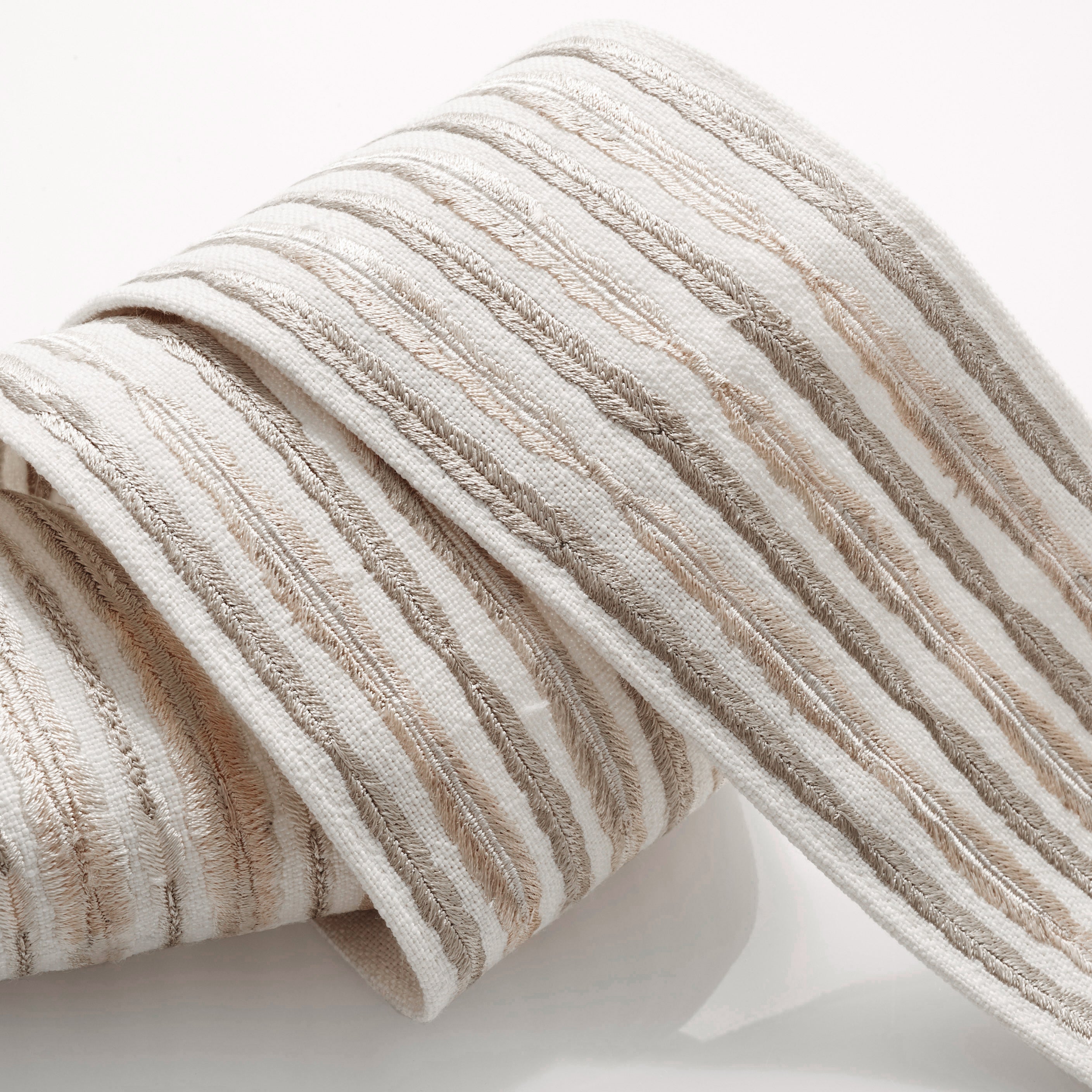 Marshmallow Forged Linen Panels