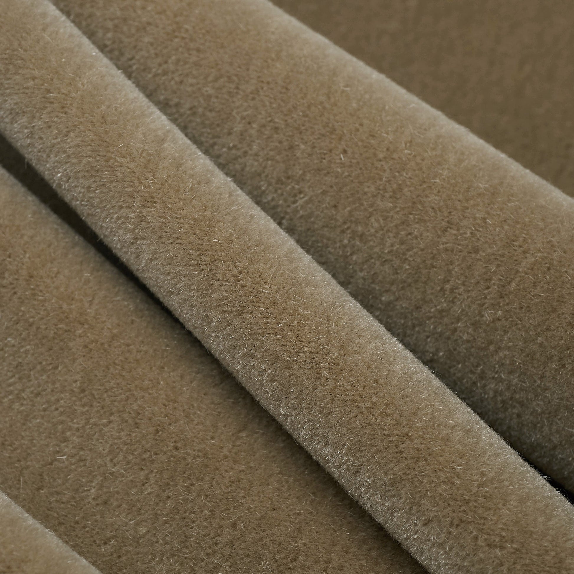 Grace Mohair Ottoman in Oyster with Contrast - Fineza