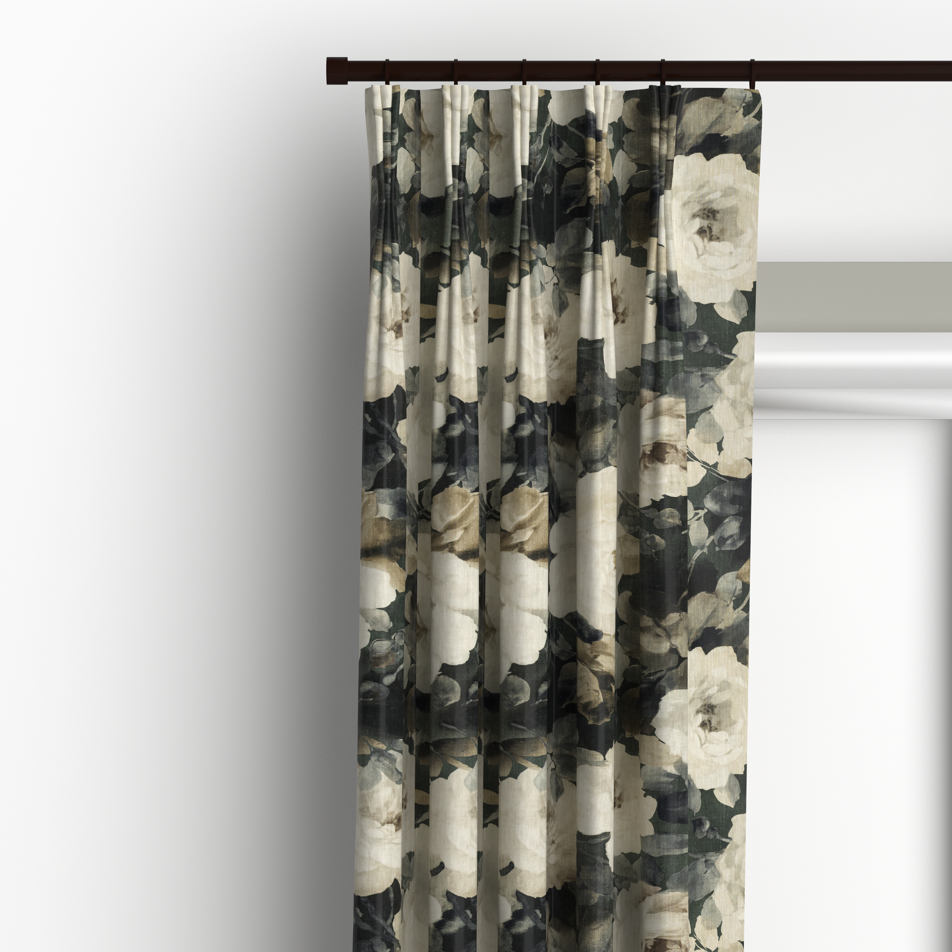 Blue Smoke Effloressence Panel by Fineza – elegant decorative wall or fabric panel for modern interiors displayed on white background.