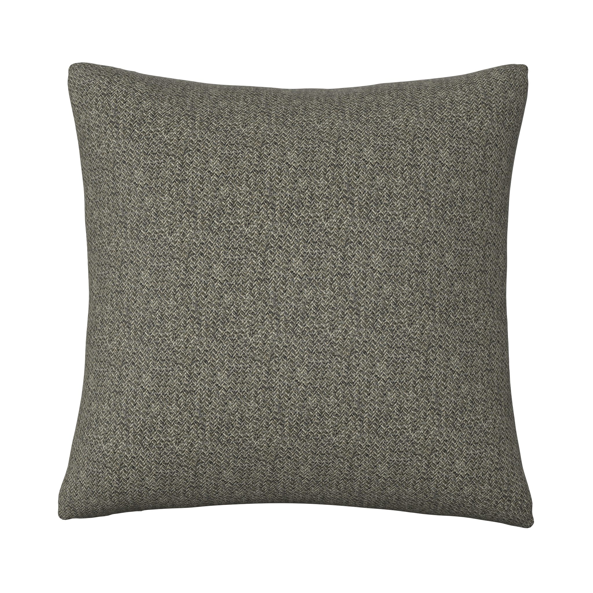 Ghost Herringbone Pillow Set in Keaton Black - Fineza