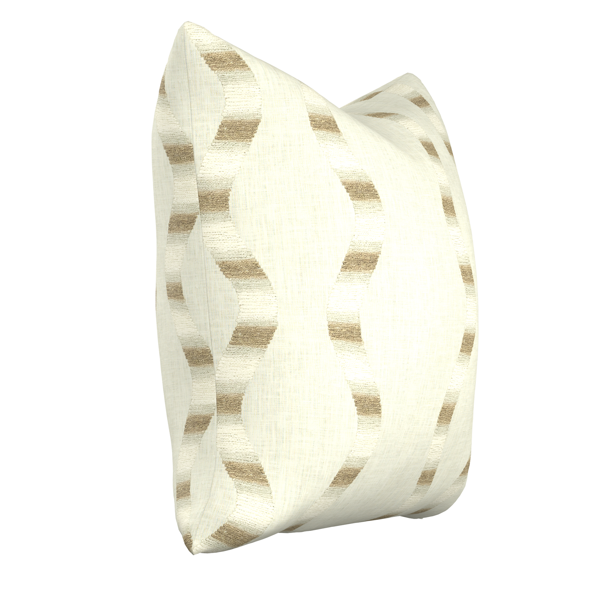 Harbour Wave Pillow in Buff - Fineza