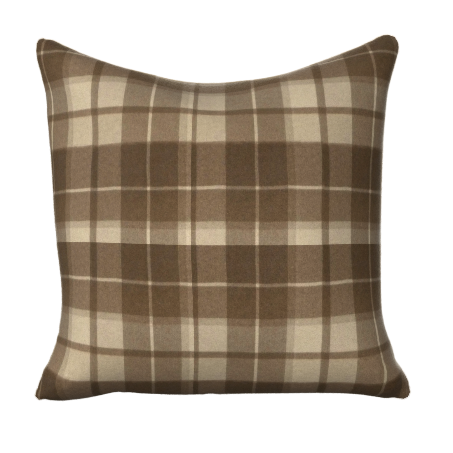 Interiors Plaid Pillow Set in Flyn Camel - Fineza