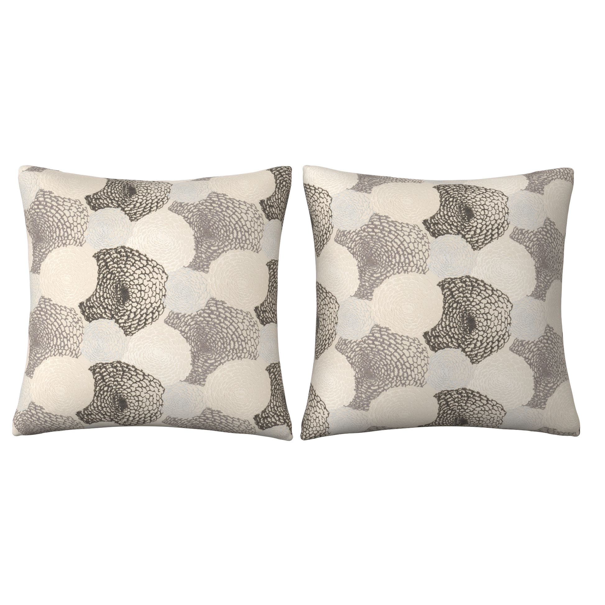 Kiku Pillow in Slate - Fineza