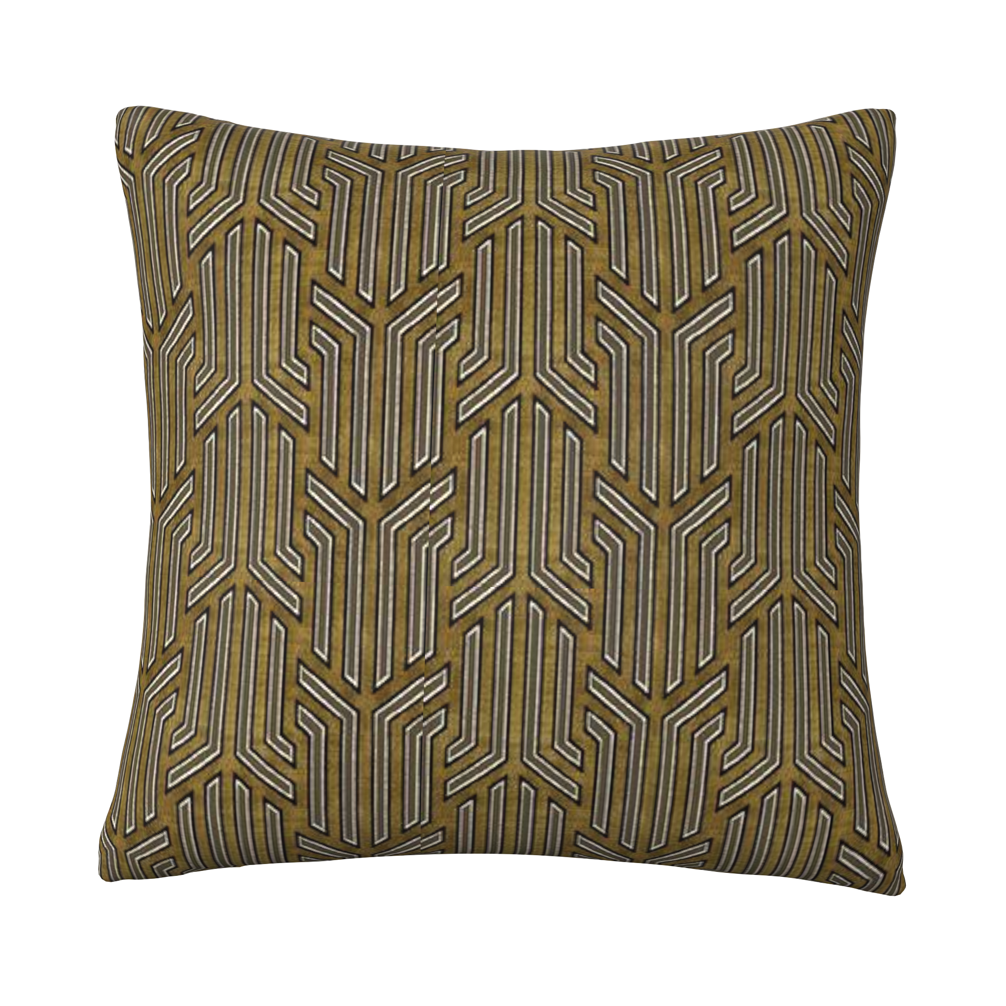 Kintsugi Velvet Pillow in Gold Dust - Fineza