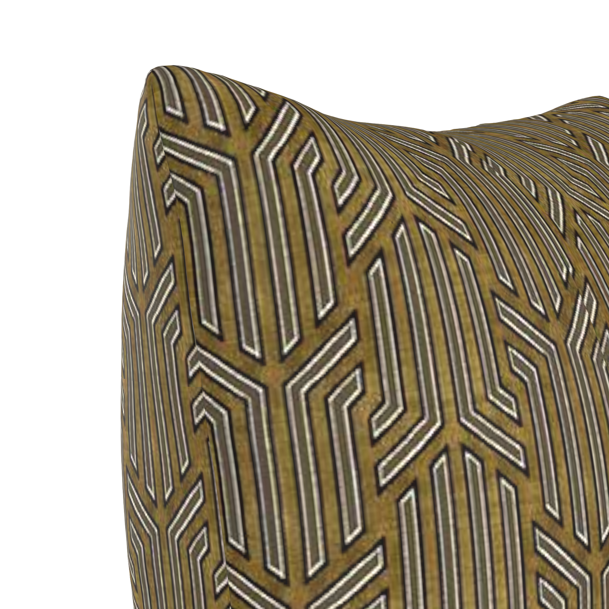 Kintsugi Velvet Pillow in Gold Dust - Fineza