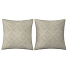 VELVET MAZE Pillow | Oyster - Fineza