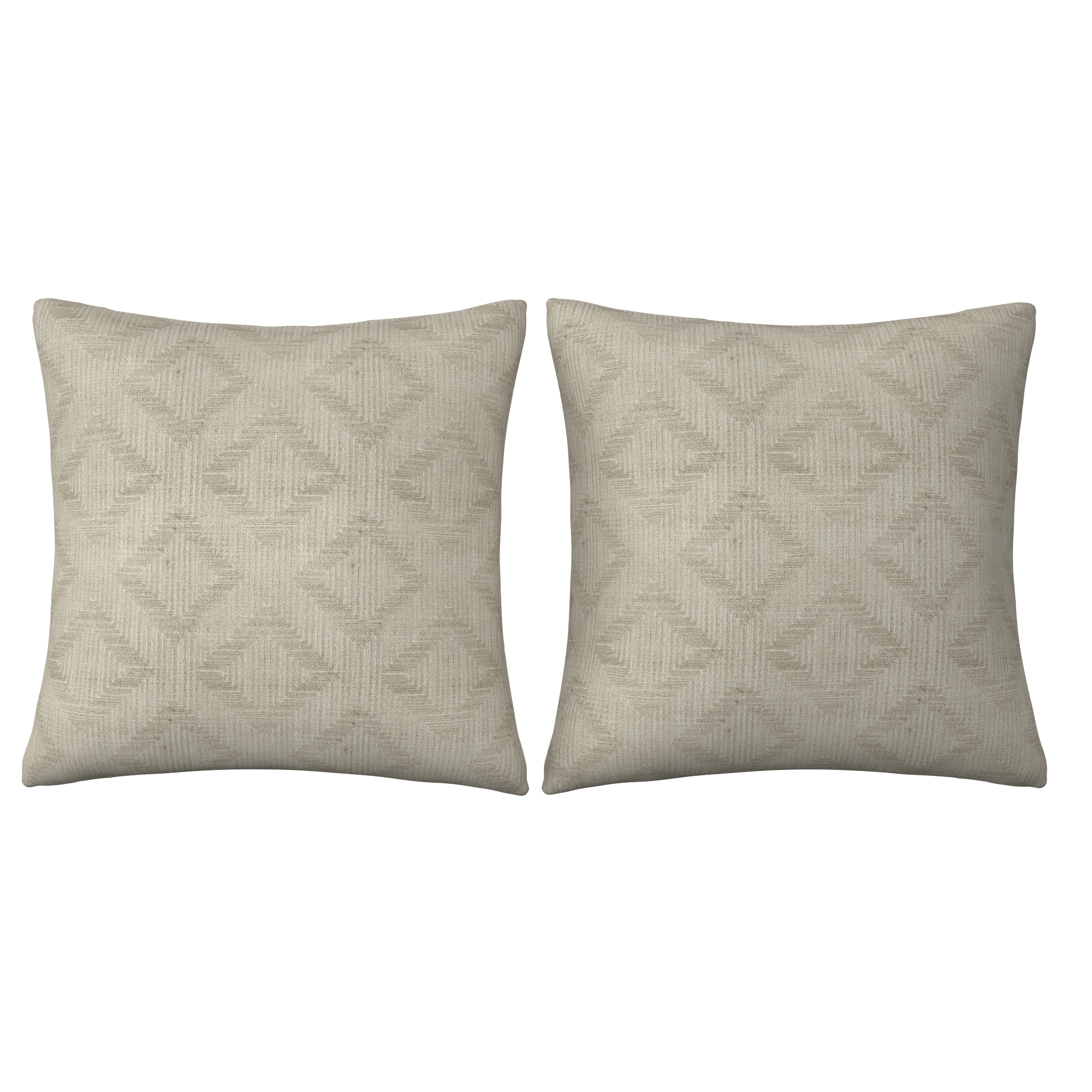 VELVET MAZE Pillow | Oyster - Fineza