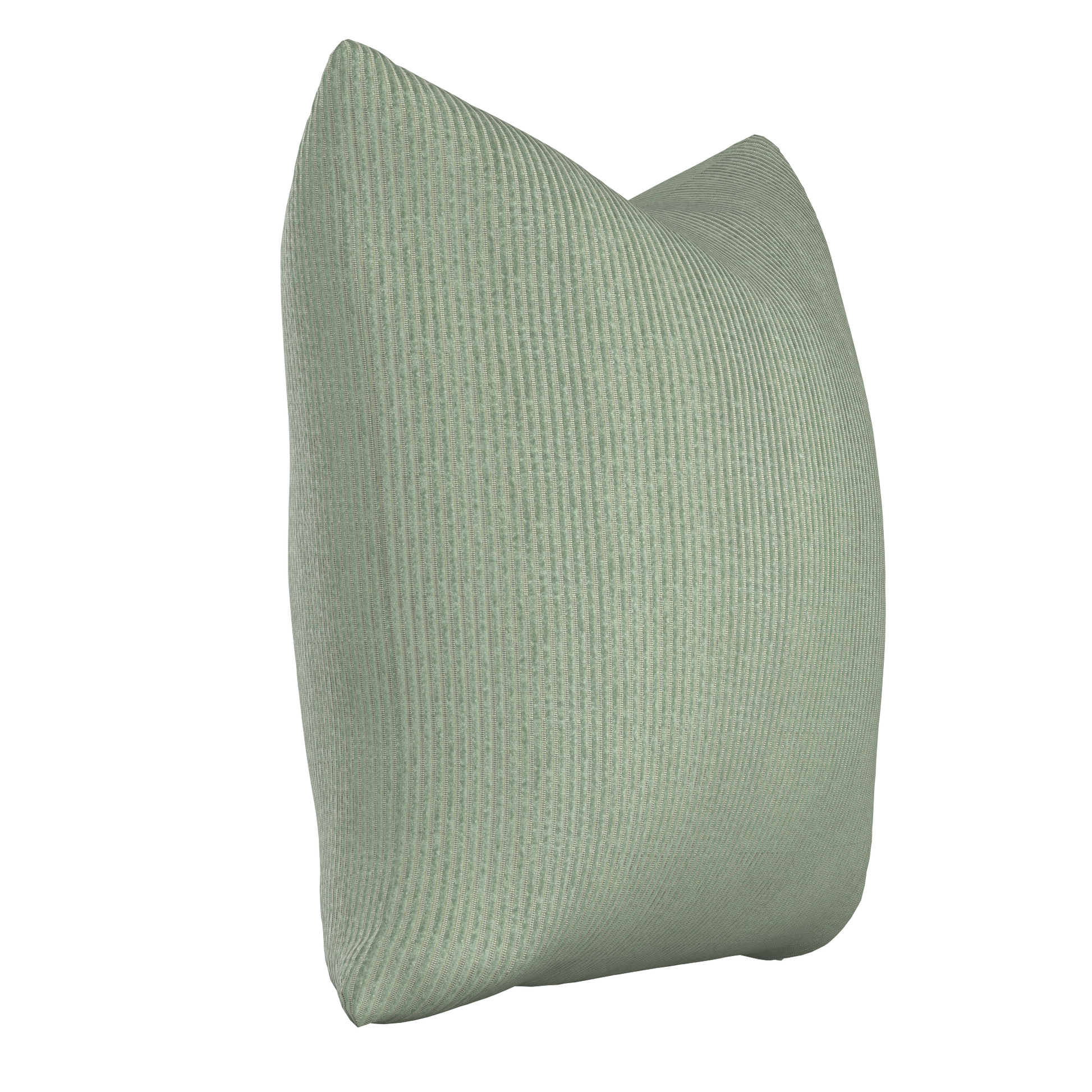 Vineyard Velvet Pillow in Aquamarine - Fineza