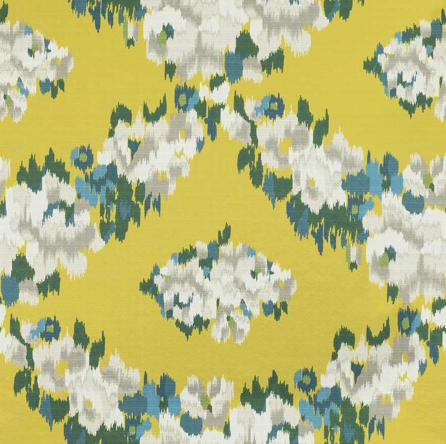 Rose Floral Pillow in Chartreuse - Fineza