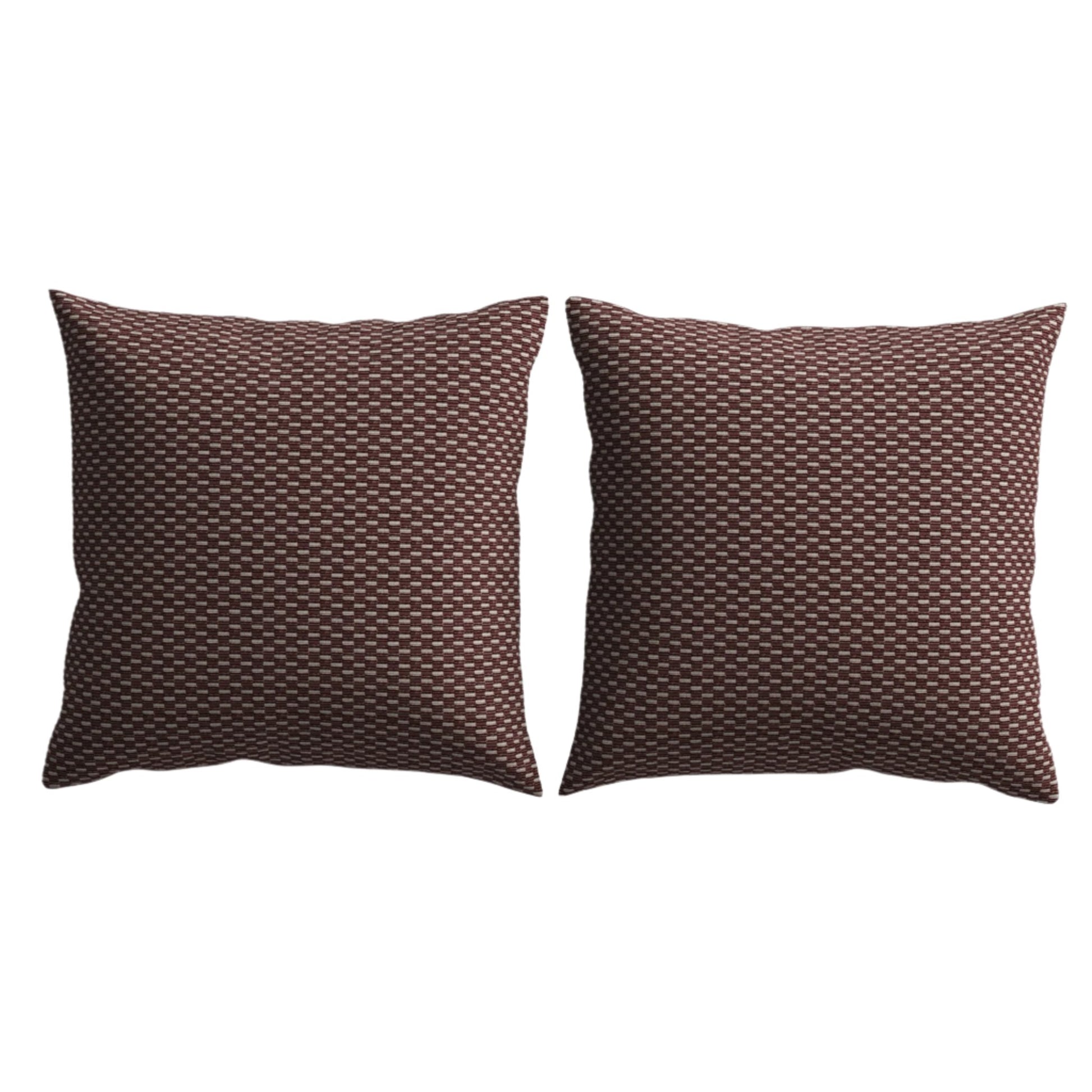 Struttura Velvet Pillow Set in Uva - Fineza