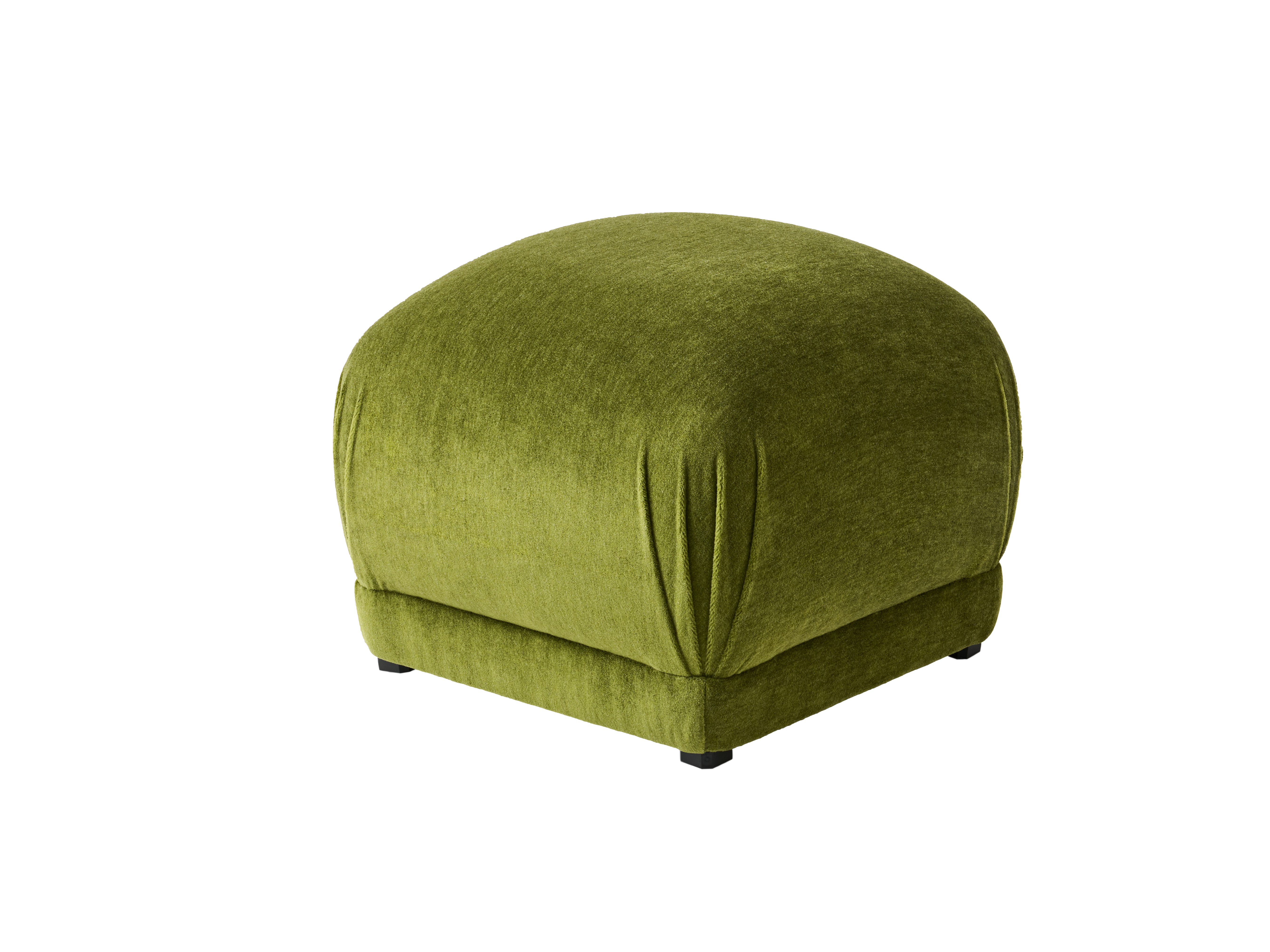 Velvet Casa Upholstered Pouf