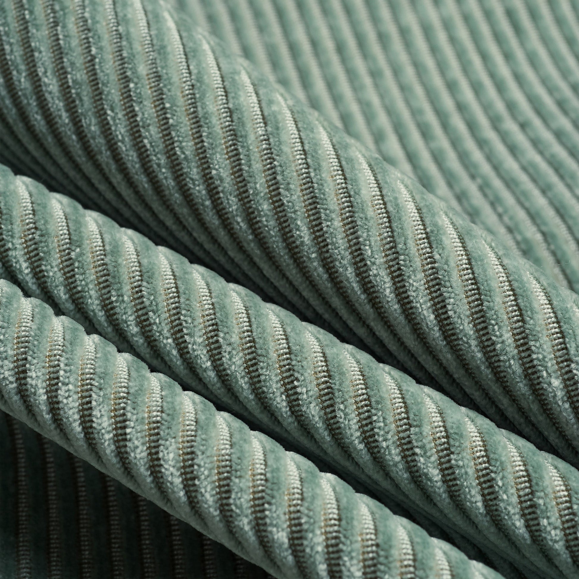 Vineyard Velvet Pillow in Aquamarine - Fineza