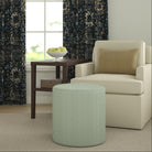 Vineyard Velvet Ottoman in Aquamarine - FineZa5