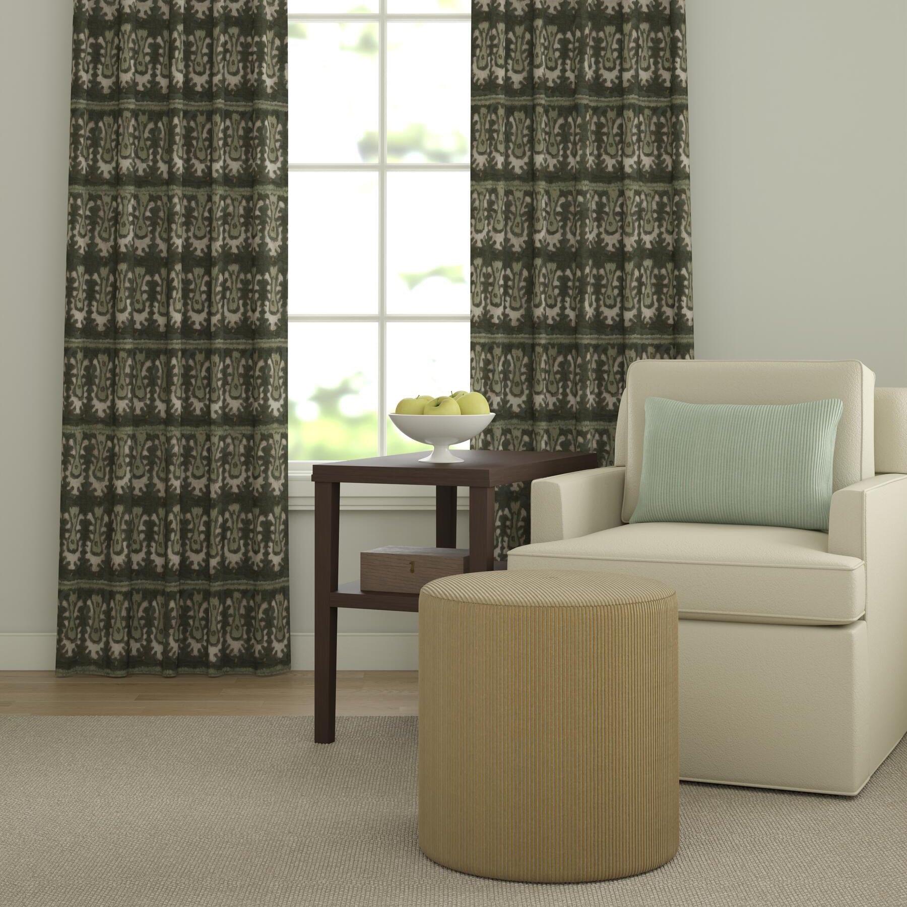 Vineyard Velvet Pillow in Aquamarine - FineZa2
