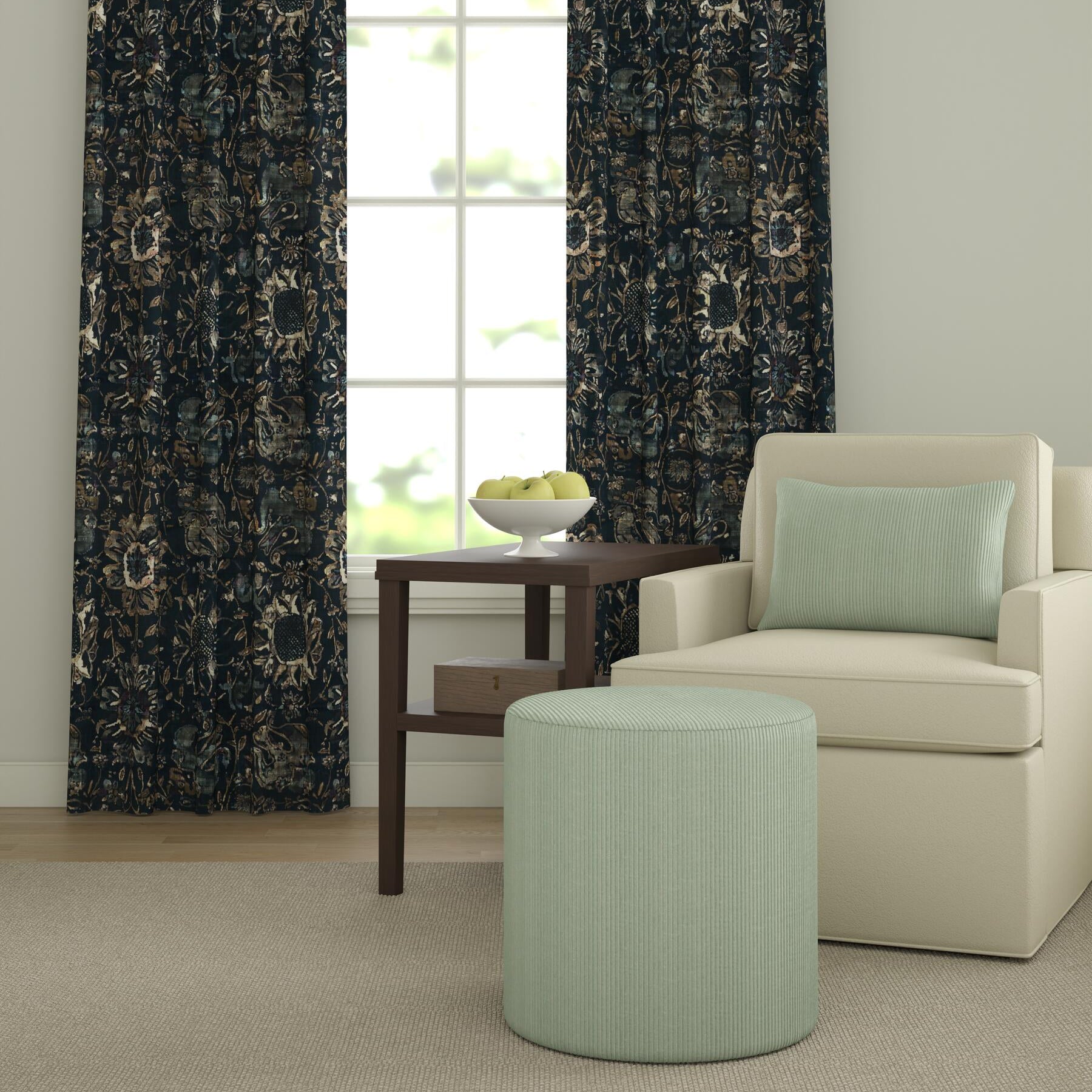 Vineyard Velvet Pillow in Aquamarine - FineZa6
